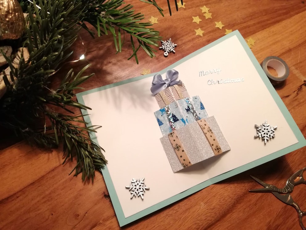 Pop-up-Karten für Weihnachten basteln – Anleitung mit Video