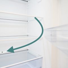 Wofür ist das Loch im Kühlschrank?