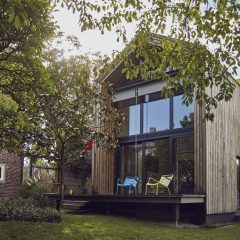 Modernes Tiny House von außen